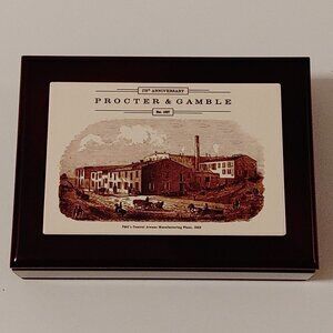ATTRACTIVE Proctor & Gamble Employee Storage Box Jewelry Box 175th Anniversary